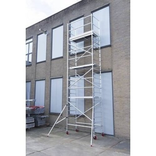 Gerüstanhänger mit Rollgerüst 8,2 Meter Euroscaffold Gerüstanhänger mit Rollgerüst 8,2 Meter