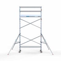 Euroscaffold Euro-Rollgerüst 75 x 250 x 6,2 m Arbeitshöhe
