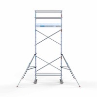 Euroscaffold Euro-Rollgerüst 75 x 190 x 6,2m Arbeitshöhe