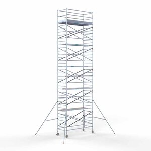 Euroscaffold Euro-Rollgerüst 135 x 305 x 12,2 m Arbeitshöhe