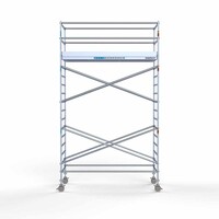 Euroscaffold Euro-Rollgerüst 135 x 305 x 6,2 m Arbeitshöhe