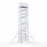 Euroscaffold Euro-Rollgerüst 135 x 250 x 12,2 m Arbeitshöhe