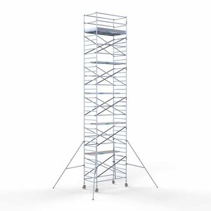 Euroscaffold Euro-Rollgerüst 135 x 250 x 12,2 m Arbeitshöhe