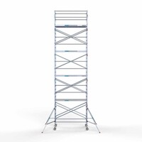 Euroscaffold Euro-Rollgerüst 135 x 250 x 10,2 m Arbeitshöhe