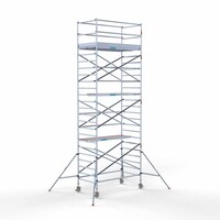 Euroscaffold Euro-Rollgerüst 135 x 250 x 8,2 m Arbeitshöhe