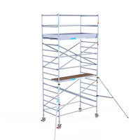Euroscaffold Euro-Rollgerüst 135 x 250 x 6,2 m Arbeitshöhe