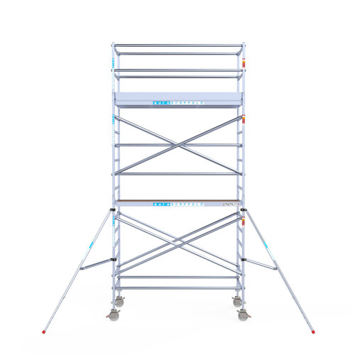 Euroscaffold Euro-Rollgerüst 135 x 250 x 6,2 m Arbeitshöhe