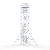 Euroscaffold Euro-Rollgerüst 135 x 190 x 12,2m Arbeitshöhe