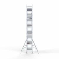 Euroscaffold Euro-Rollgerüst 135 x 190 x 12,2m Arbeitshöhe