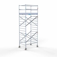 Euroscaffold Euro-Rollgerüst 135 x 190 x 6,2m Arbeitshöhe