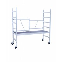 Euroscaffold Zimmergerüst komplett 75x190x3m Arbeitshöhe + Plattform mit Klappe