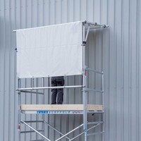 Euroscaffold Rollgerüst Regendurchlässiges Arbeitszelt 250 cm