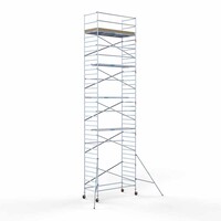 Euroscaffold Basis-Rollgerüst 135 x 305 x 12,2 m Arbeitshöhe
