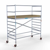Euroscaffold Basis-Rollgerüst 135 x 305 x 4,2 m Arbeitshöhe