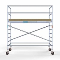 Euroscaffold Basis-Rollgerüst 135 x 305 x 4,2 m Arbeitshöhe