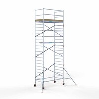 Euroscaffold Basis-Rollgerüst 135 x 250 x 8,2 m Arbeitshöhe