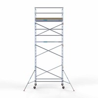 Euroscaffold Basis-Rollgerüst 135 x 250 x 8,2 m Arbeitshöhe