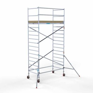 Euroscaffold Basis-Rollgerüst 135 x 250 x 6,2 m Arbeitshöhe