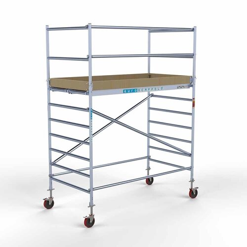 Euroscaffold Basis-Rollgerüst 135 x 250 x 4,2 m Arbeitshöhe