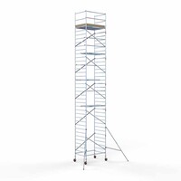 Euroscaffold Basis-Rollgerüst 135 x 190 x 12,2 m Arbeitshöhe