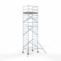 Euroscaffold Basis-Rollgerüst 135 x 190 x 8,2 m Arbeitshöhe