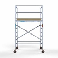 Euroscaffold Basis-Rollgerüst 135 x 190 x 4,2 m Arbeitshöhe