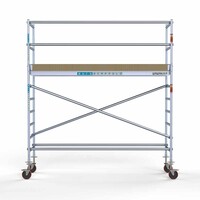 Euroscaffold Basis-Rollgerüst 75 x 305 x 4,2 m Arbeitshöhe