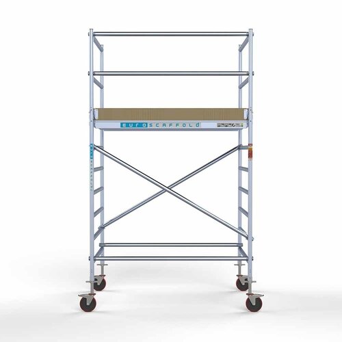 Euroscaffold Basis-Rollgerüst 135 x 190 x 4,2 m Arbeitshöhe