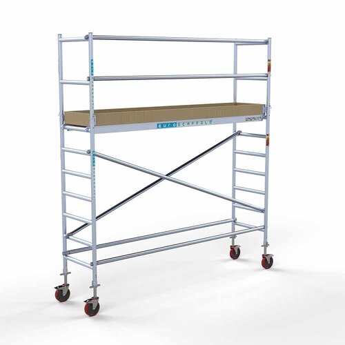 Euroscaffold Basis-Rollgerüst 75 x 305 x 4,2 m Arbeitshöhe