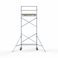 Euroscaffold Basis-Rollgerüst 75 x 190 x 6,2 m Arbeitshöhe