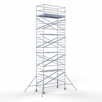 Euroscaffold Rollgerüst komplett 135 x 305 x 10,2 m Arbeitshöhe