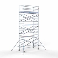 Euroscaffold Rollgerüst komplett 135 x 305 x 8,2 m Arbeitshöhe