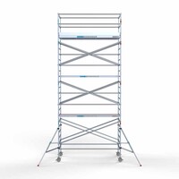 Euroscaffold Rollgerüst komplett 135 x 305 x 8,2 m Arbeitshöhe