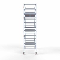 Euroscaffold Rollgerüst komplett 135 x 305 x 6,2 m Arbeitshöhe
