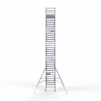 Euroscaffold Rollgerüst komplett 135 x 190 x 12,2m Arbeitshöhe