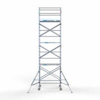 Euroscaffold Rollgerüst komplett 135 x 190 x 8,2 m Arbeitshöhe