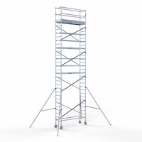 Euroscaffold Rollgerüst komplett 75 x 250 x 10,2 m Arbeitshöhe