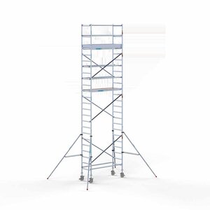 Euroscaffold Rollgerüst 75 x 190 x 8,2 m Arbeitshöhe Euroscaffold Rollgerüst 75 x 190 x 8,2 m Arbeitshöhe