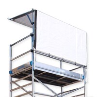 Euroscaffold Rollgerüst Regen durch Arbeitszelt 190 cm