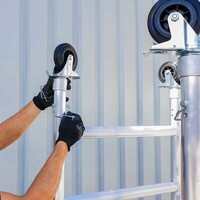 Euroscaffold Zimmergerüst Arbeitshöhe 3 Meter (max. 7,5 Meter)
