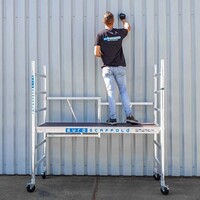 Euroscaffold Zimmergerüst Arbeitshöhe 3 Meter (max. 7,5 Meter)