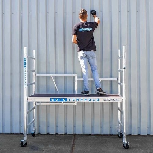 Euroscaffold Zimmergerüst Arbeitshöhe 3 Meter (max. 7,5 Meter)