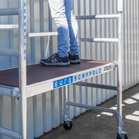 Euroscaffold Zimmergerüst Arbeitshöhe 3 Meter (max. 7,5 Meter)