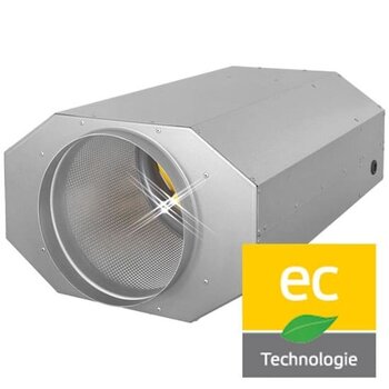 Geïsoleerde buisventilator Etamaster met EC motor