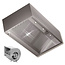 Doosmodel afzuigkap met motor 1000x900x460 mm