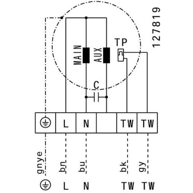 Ruck Ruck afzuigbox buiten luchtstroom (MPC 225 E2 T21) Ø225mm – 1740 m3/h