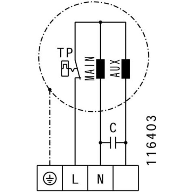 Ruck Etaline buisventilator EL 355 E4 01 – 2580 m3/h