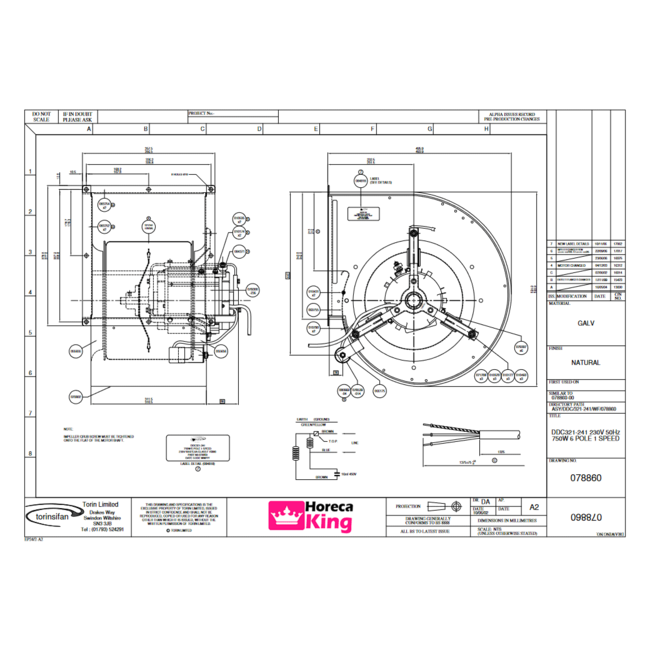 Torin Torin afzuigmotor 5000 m3/h - DDC 321-241
