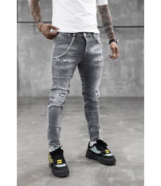 SUPER SLIM FIT EXCLUSIVE DENIM 16168 LIGHT GREY