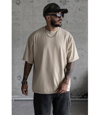 OVERSIZED T-SHIRT EXCLUSIVE WASHED 1685 BEIGE